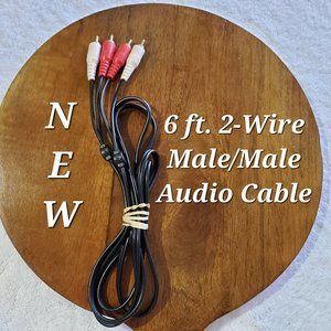NEW Bundle of Nine Various Length Stereo Audio Cables